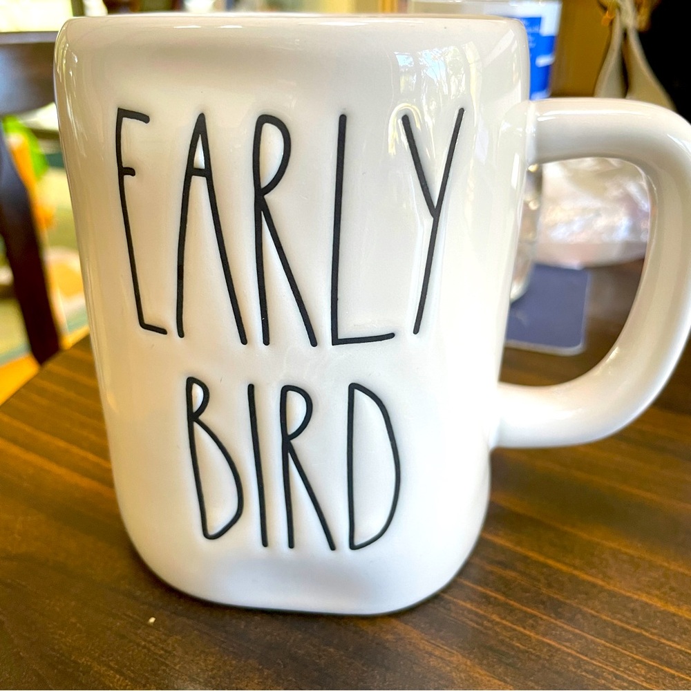 Rae Dunn "EARLY BIRD" Artisan Collection by Magenta Coffee Mug